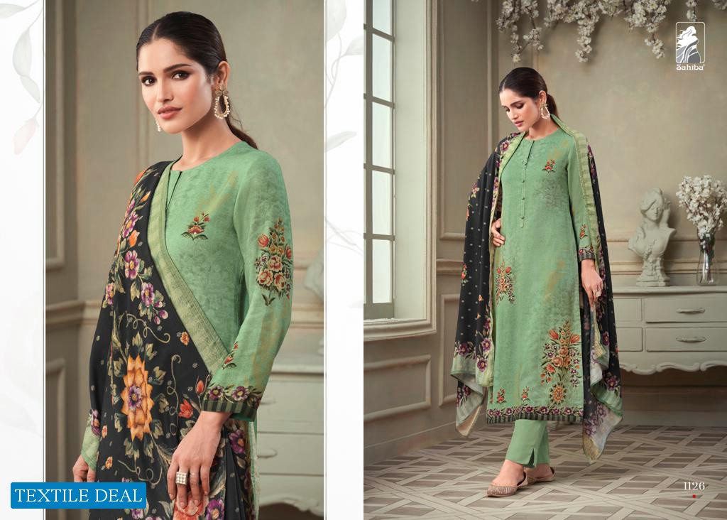 Sahiba Rag Darbari Wholesale Staple Twill Handwork Salwar Kameez