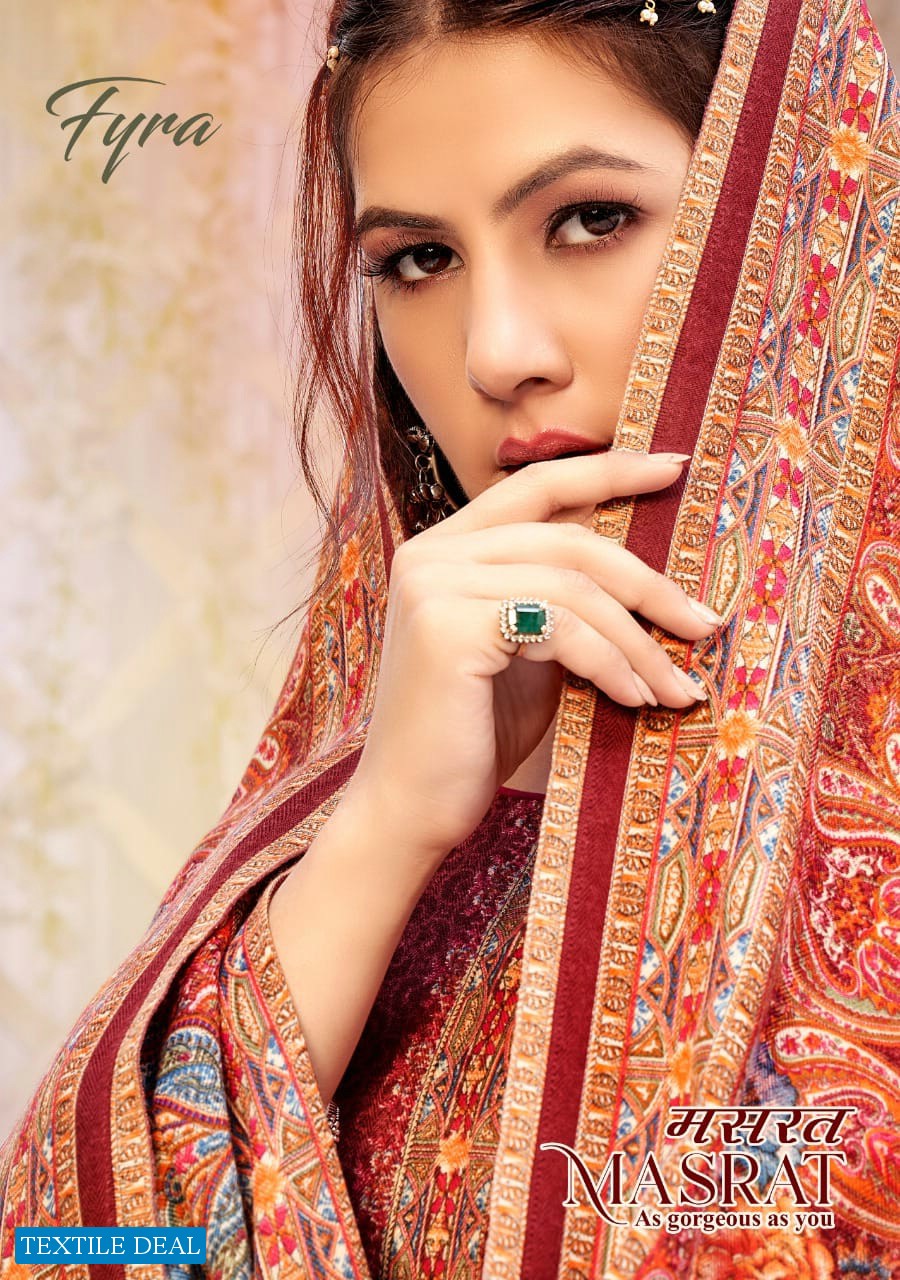 Fyra Masrat Wholesale Pure Pashmina Winter Dress Material
