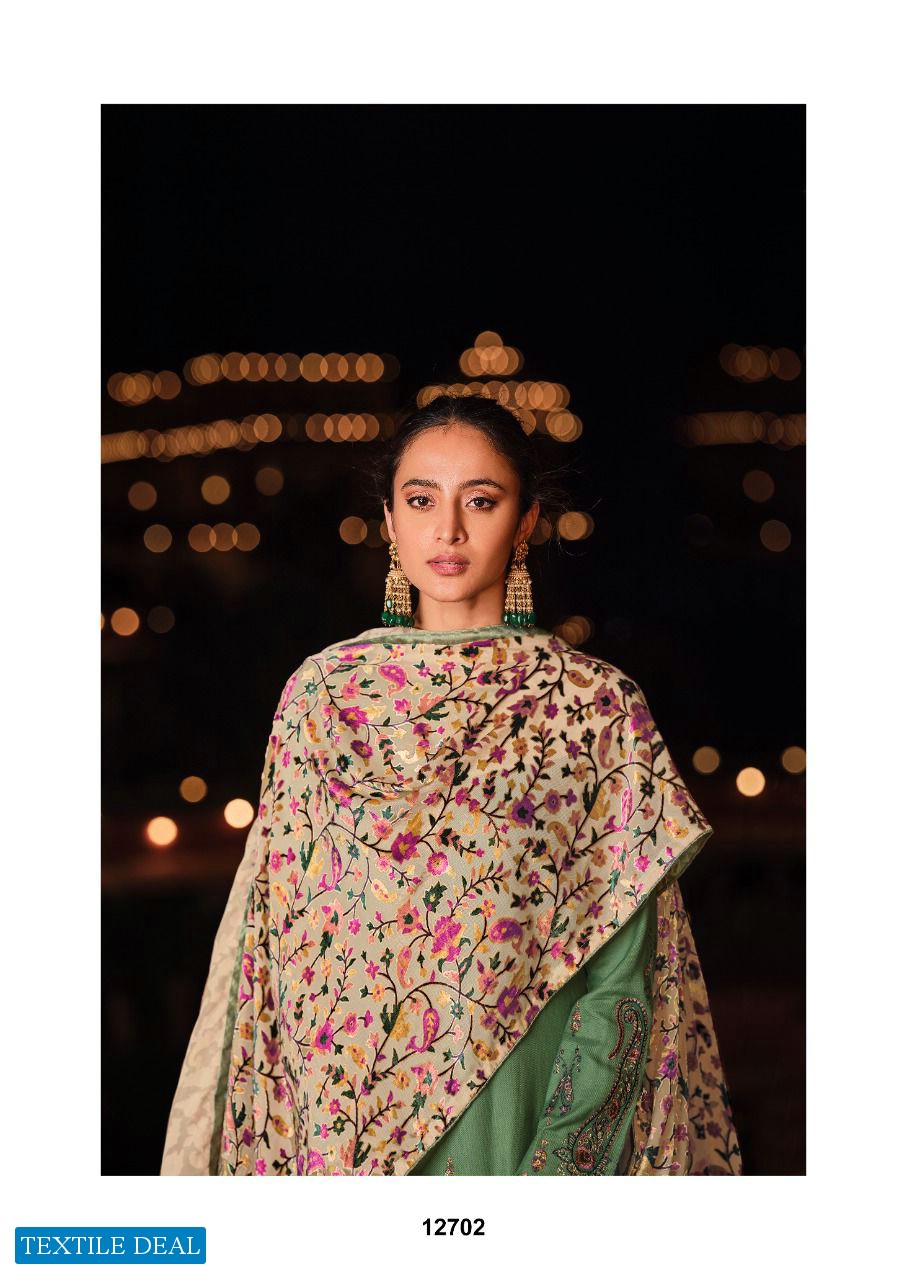 Deepsy Nur Wholesale Pure Viscose Pashmina With Work Salwar Kameez