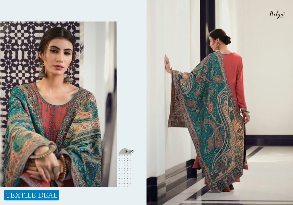 LT NItya Winter Shawl Wholesale Designer Winter Collection