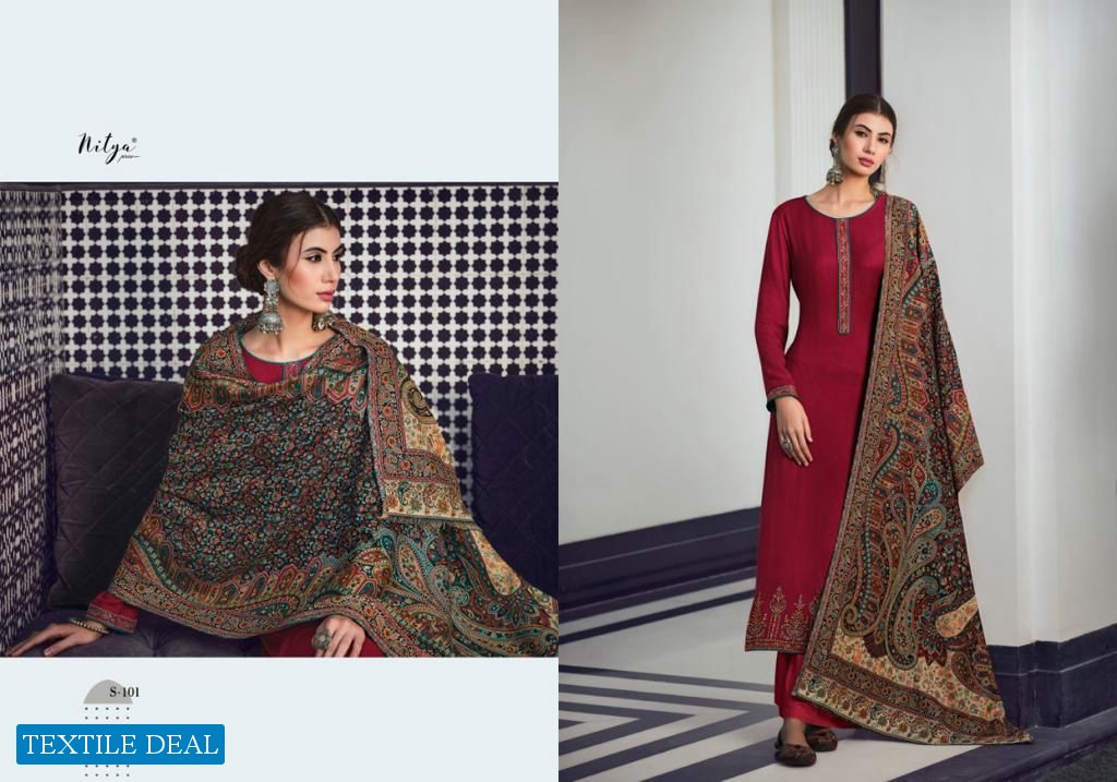 LT NItya Winter Shawl Wholesale Designer Winter Collection