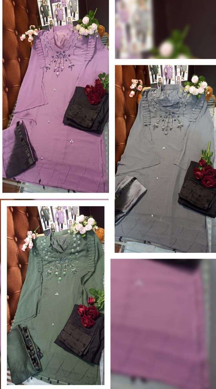 LAXURIA 1160 GEORGETTE READYMADE PAKISTANI FANCY SALWAR KAMEEZ