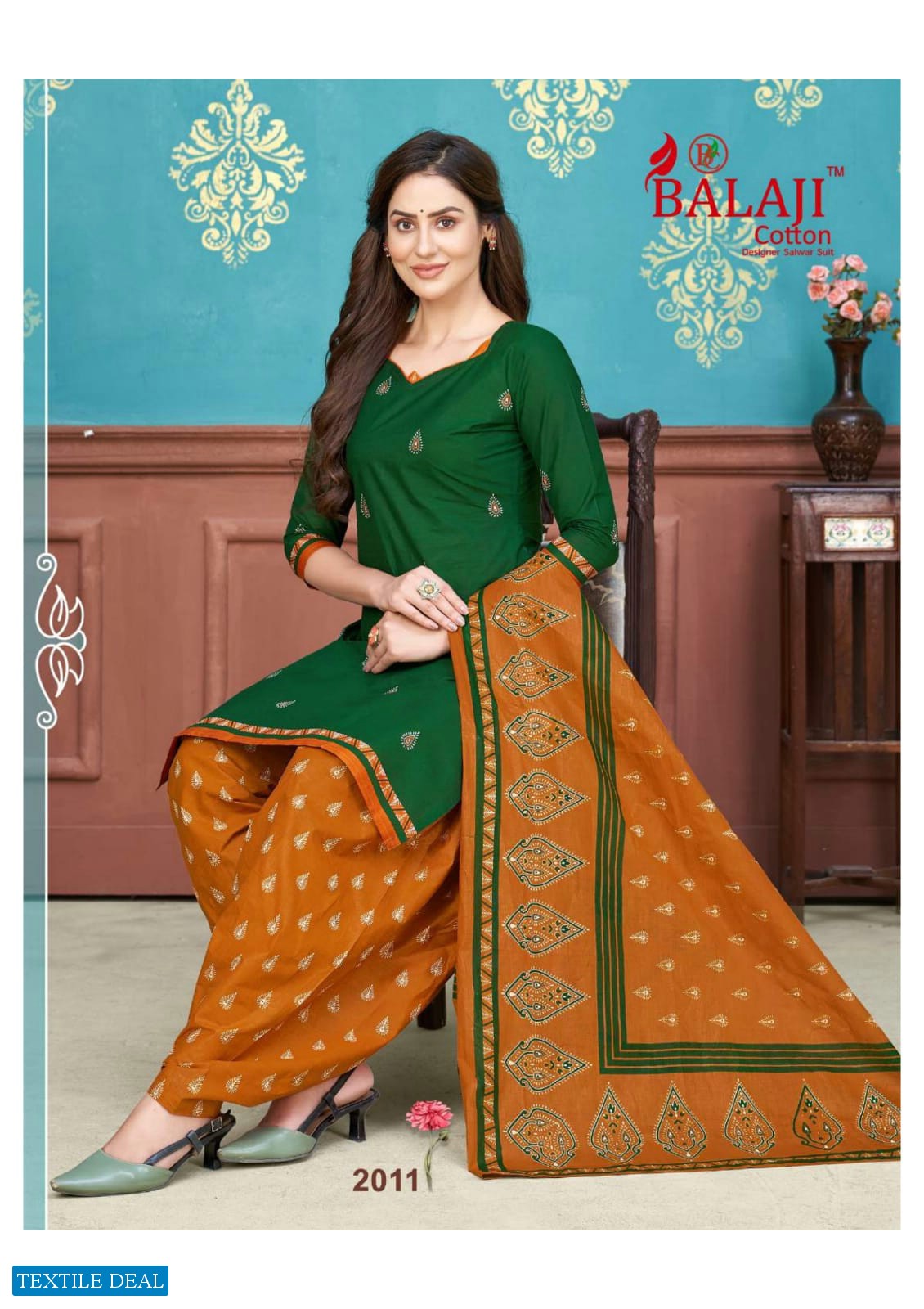 Balaji Sui Dhaga Vol-2 Wholesale Pure Cotton Dress Material