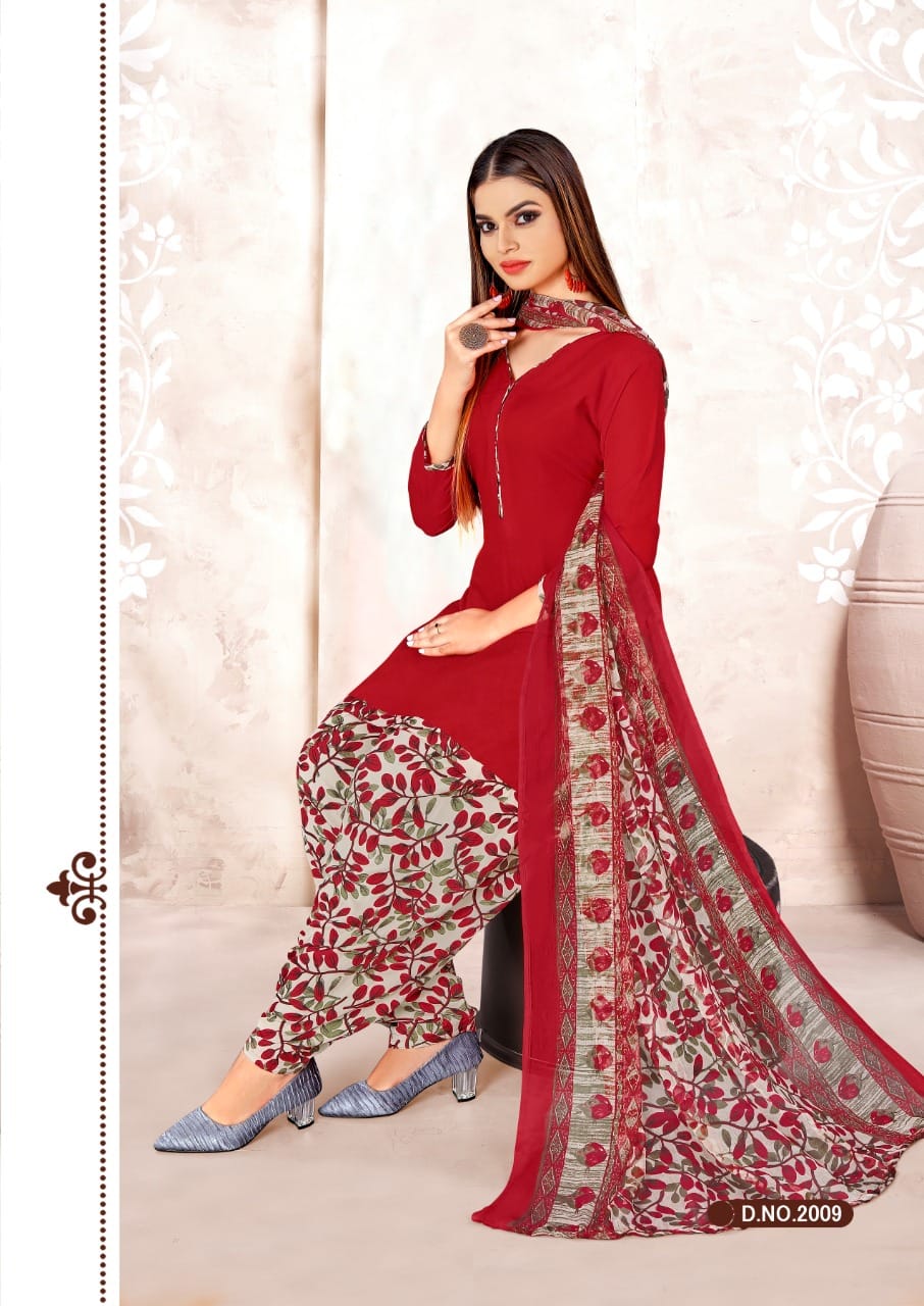 Rnx Rain Patiyala American Crepe Vol-2 Wholesale Dress Material