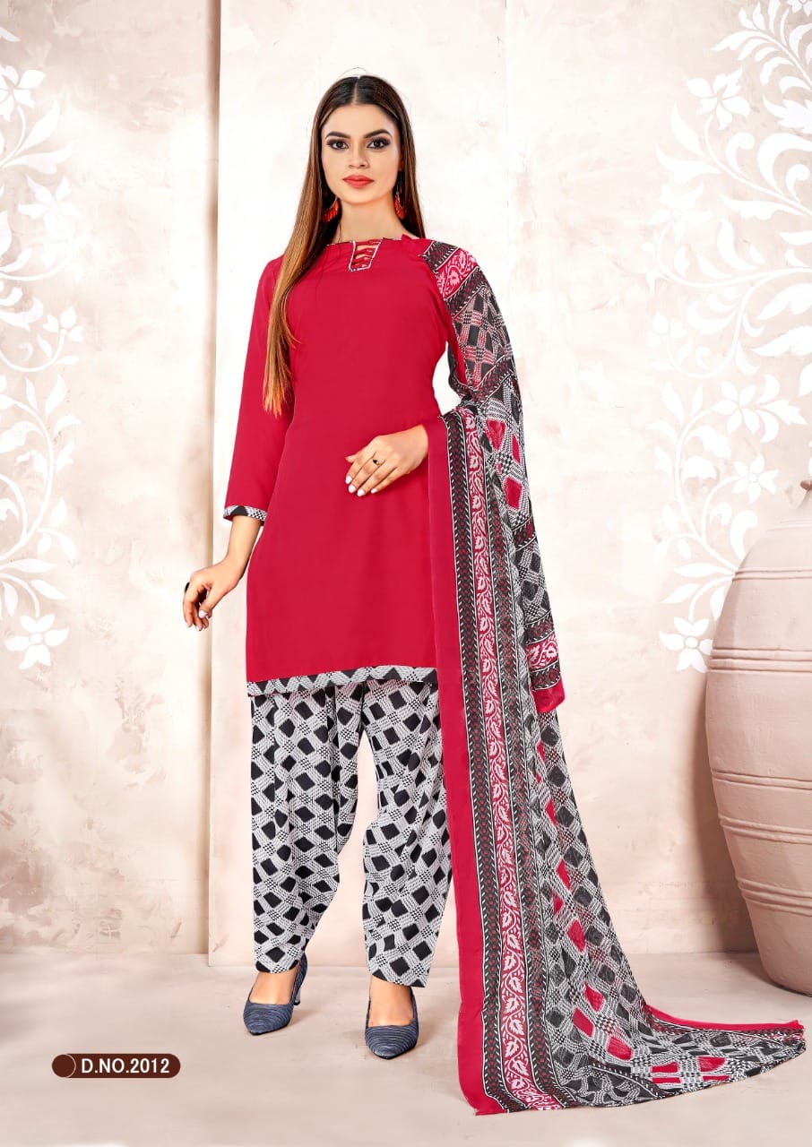 Rnx Rain Patiyala American Crepe Vol-2 Wholesale Dress Material