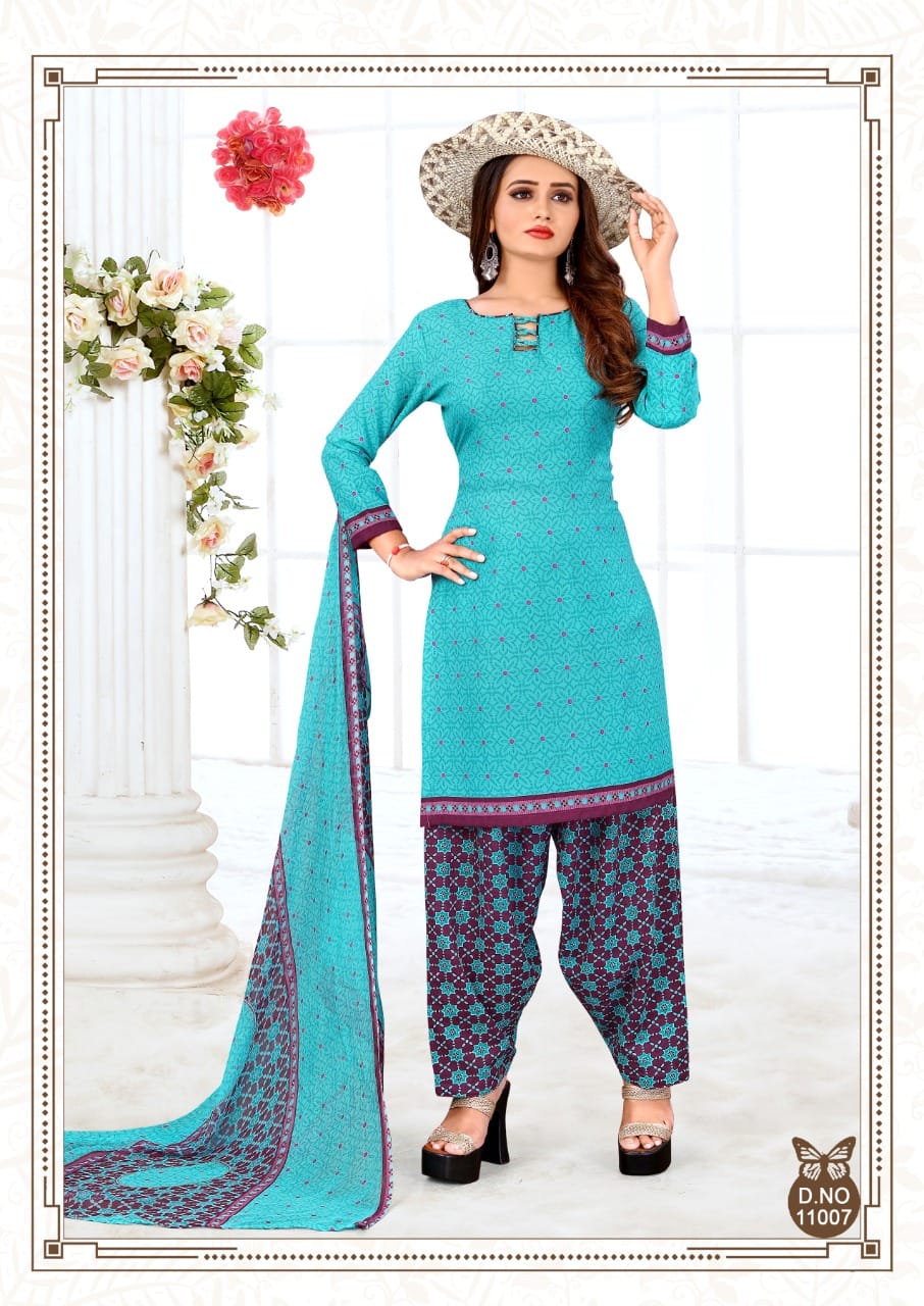 Rnx Ruhani Vol-11 Wholesale Micro Synthetic Fabrics Dress Material