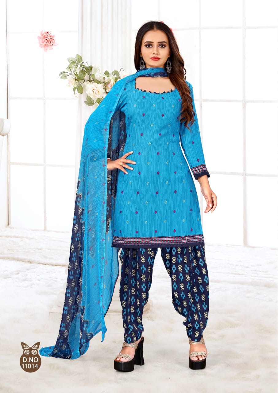 Rnx Ruhani Vol-11 Wholesale Micro Synthetic Fabrics Dress Material