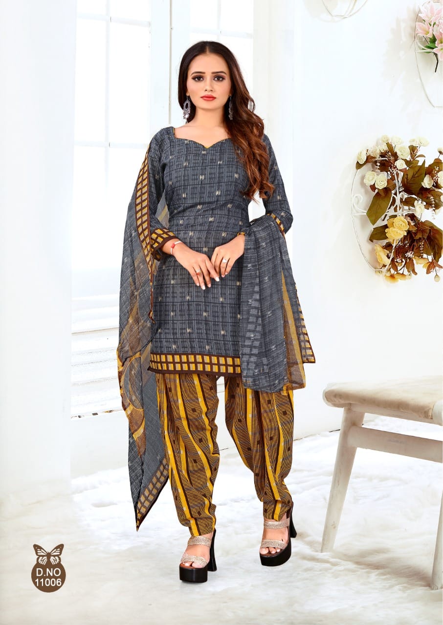 Rnx Ruhani Vol-11 Wholesale Micro Synthetic Fabrics Dress Material