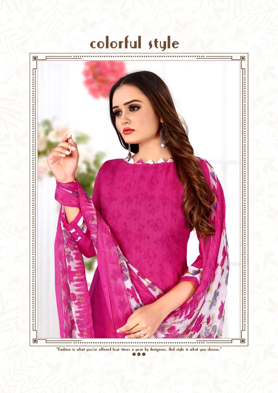 Rnx Ruhani Vol-11 Wholesale Micro Synthetic Fabrics Dress Material