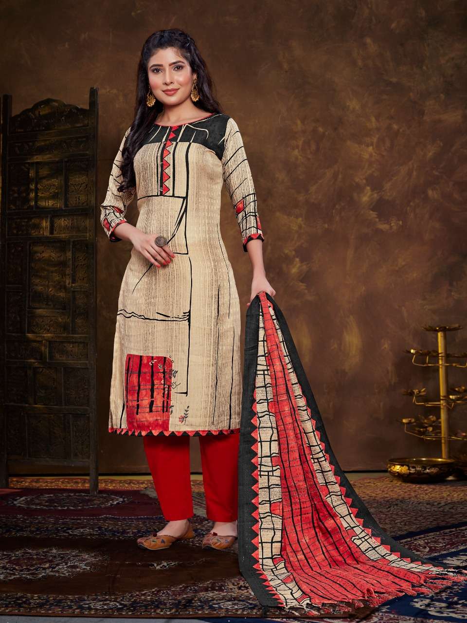 BIPSON PREETO 1672 PASHMINA DAILY WEAR FANCY SUITS MATERIALS