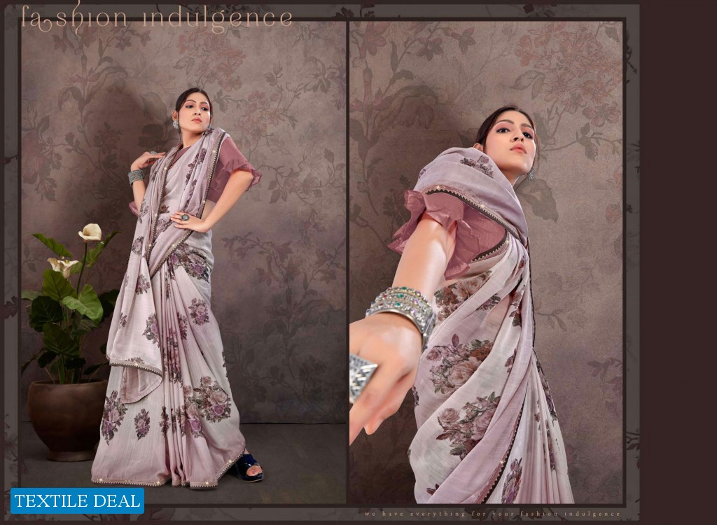 Nandini Melody Wholesale Pure Chiffon Indian Sarees