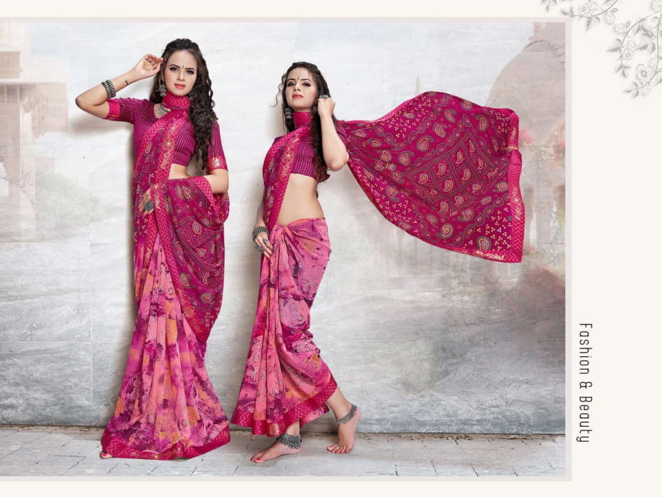 Nandini Aliza Wholesale Fancy Fabrics Indian Sarees