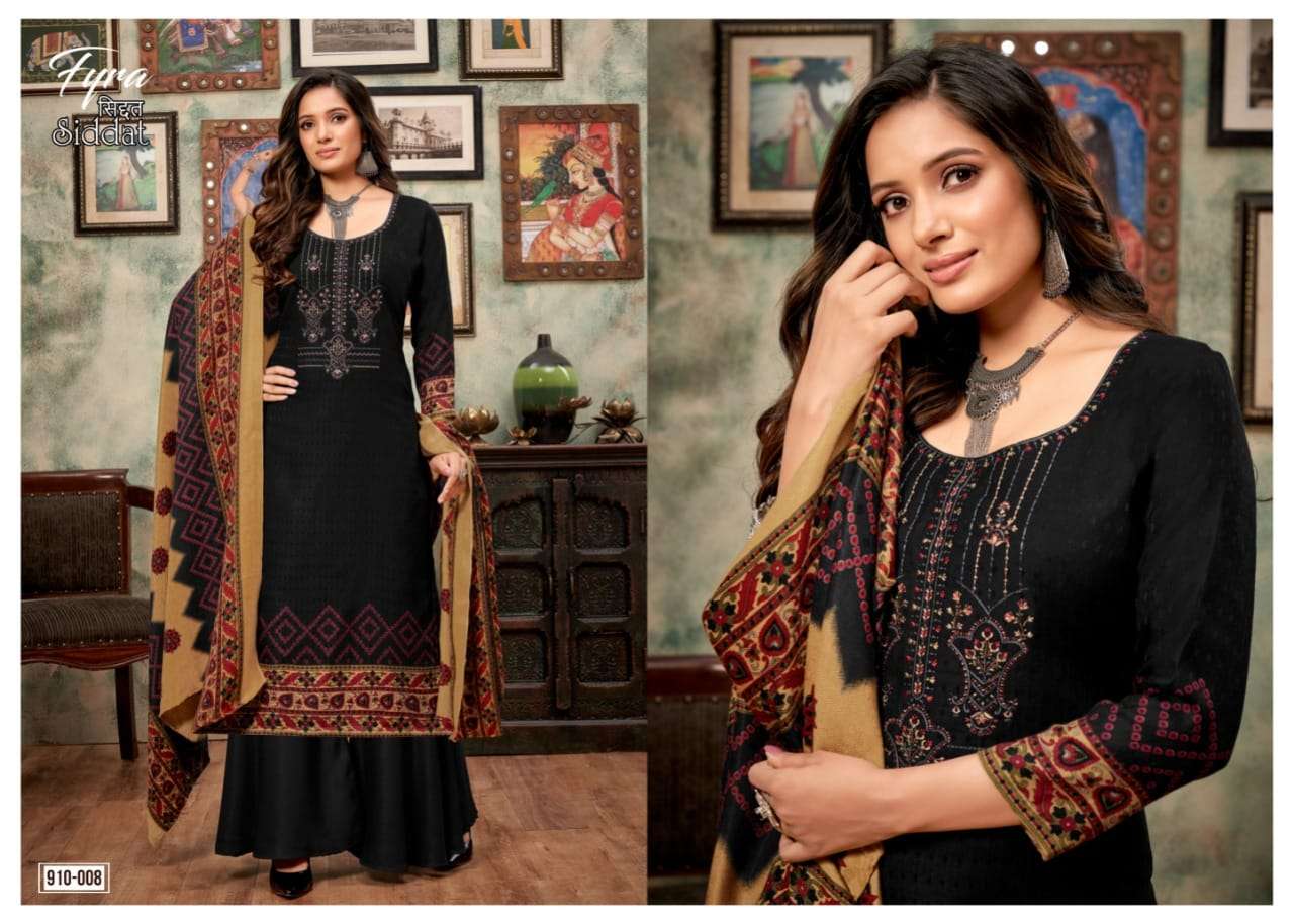 FYRA DESIGNING PRESENT SIDDAT WOOL PASHMINA LADIES DRESS MATERIALS