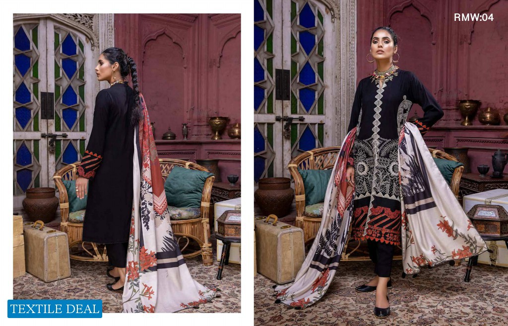 Charizma Reem Chapter Vo-1 Wholesale Embroidered Leather Pakistani Dress