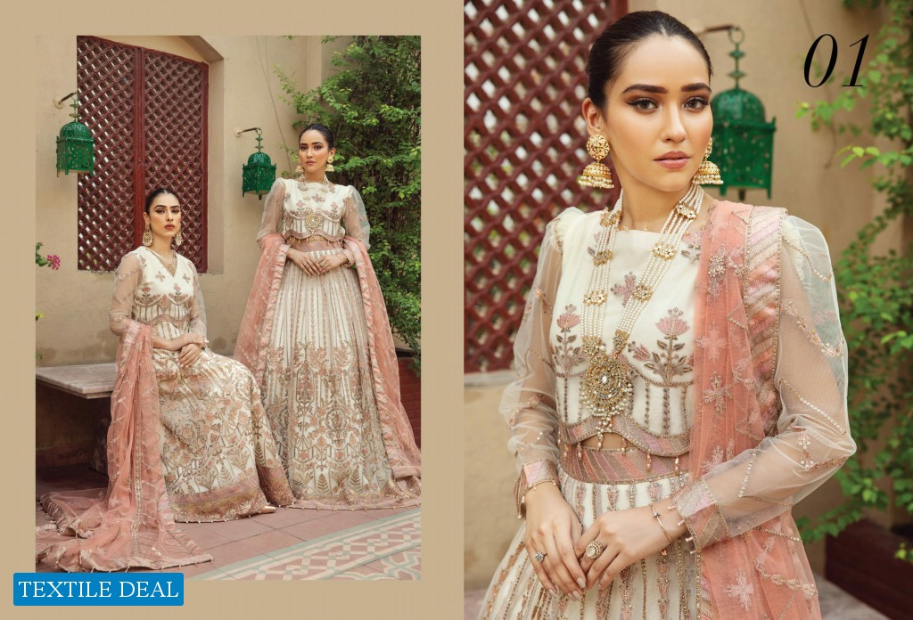 Alizeh Shahtaj Vol-7 Wholesale Embroidered Chiffon Pakistani Collection