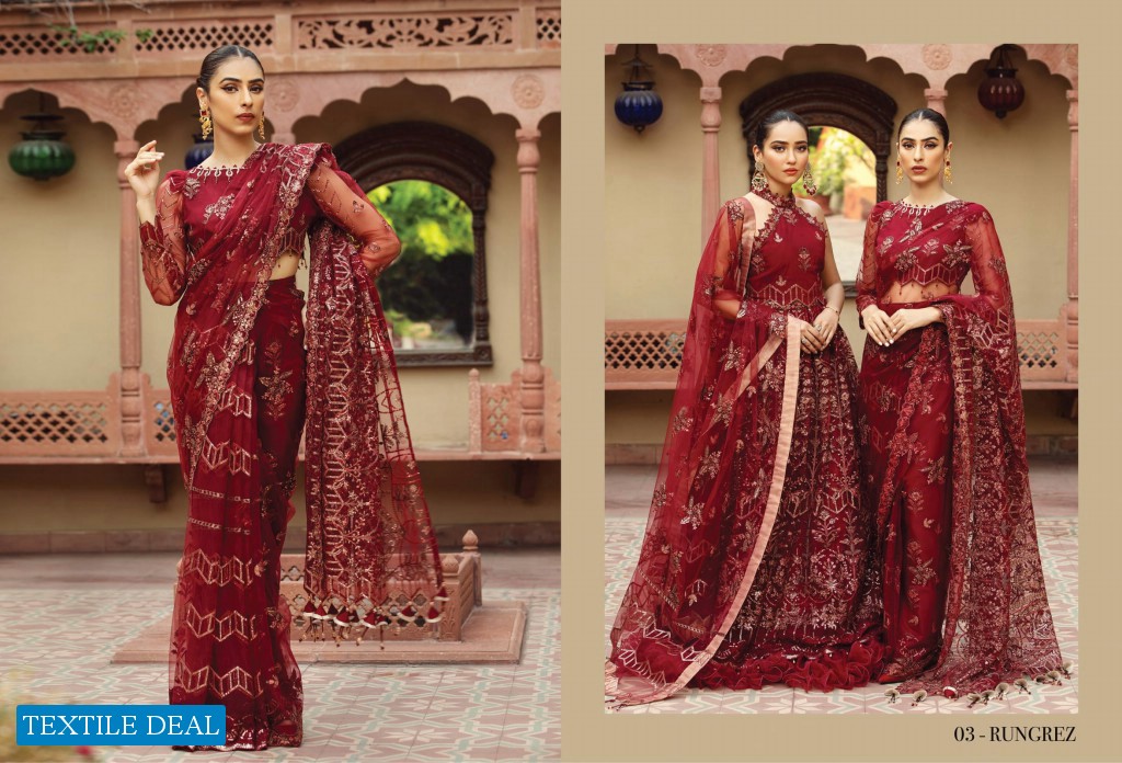 Alizeh Shahtaj Vol-7 Wholesale Embroidered Chiffon Pakistani Collection