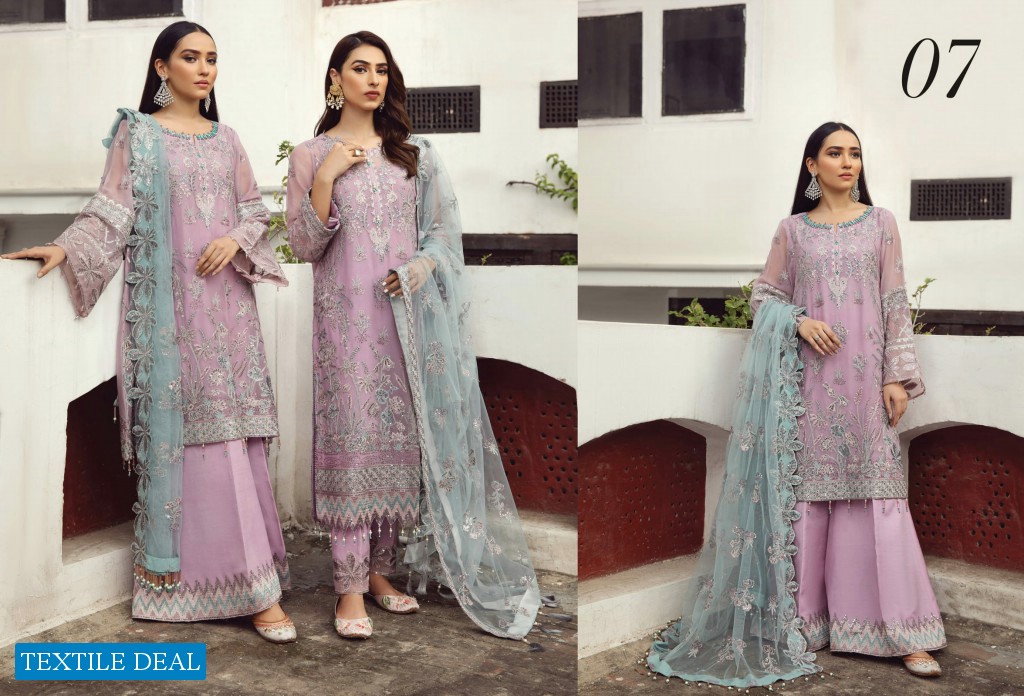Alizeh Shahtaj Vol-7 Wholesale Embroidered Chiffon Pakistani Collection