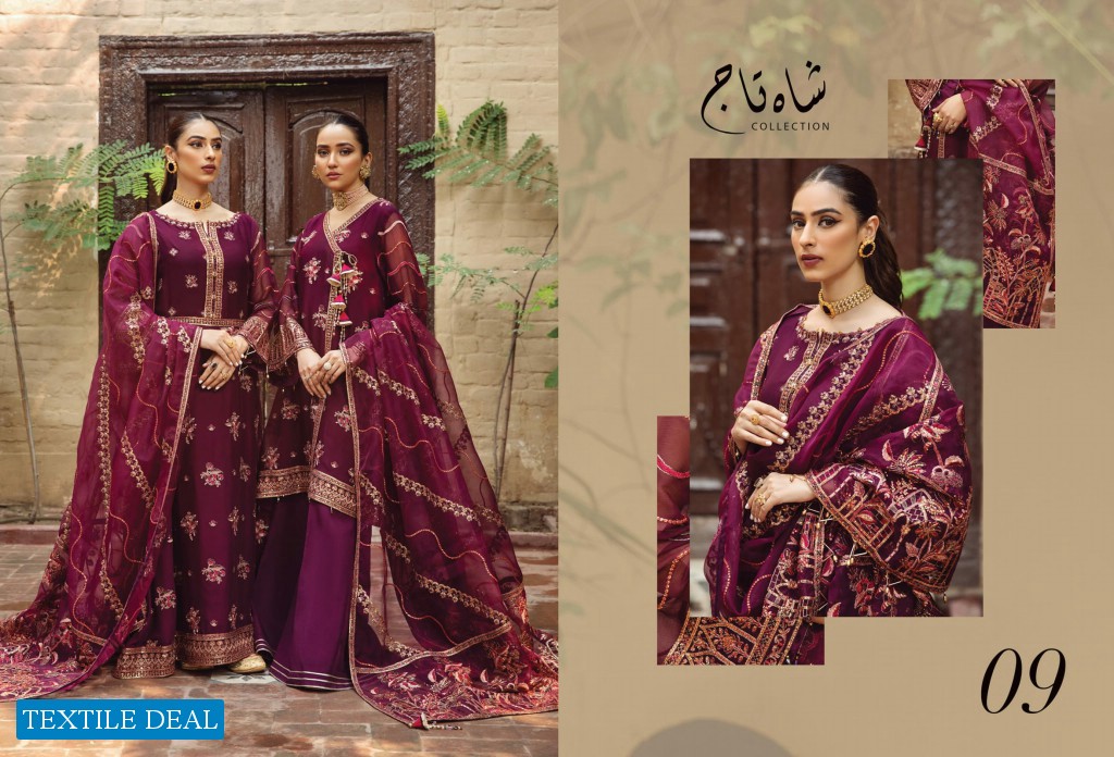 Alizeh Shahtaj Vol-7 Wholesale Embroidered Chiffon Pakistani Collection