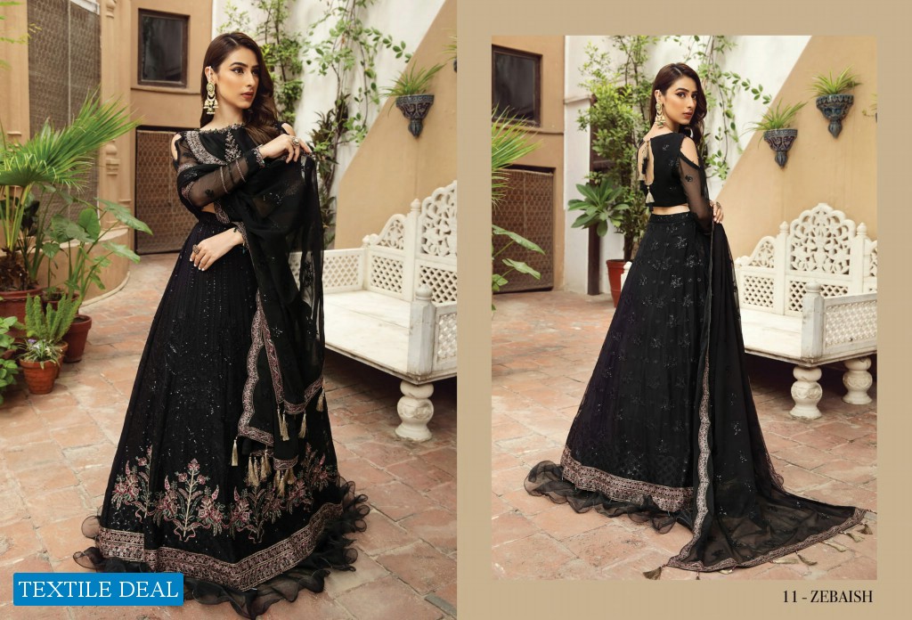 Alizeh Shahtaj Vol-7 Wholesale Embroidered Chiffon Pakistani Collection