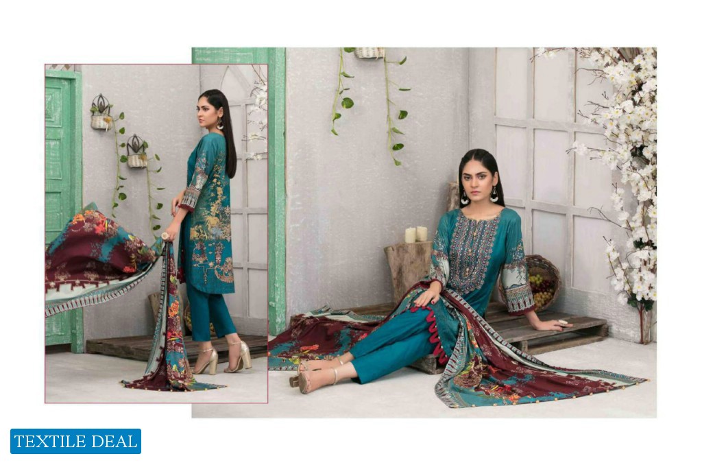 Amna Sohail Moorea Linen embroidered Pakistani Collction