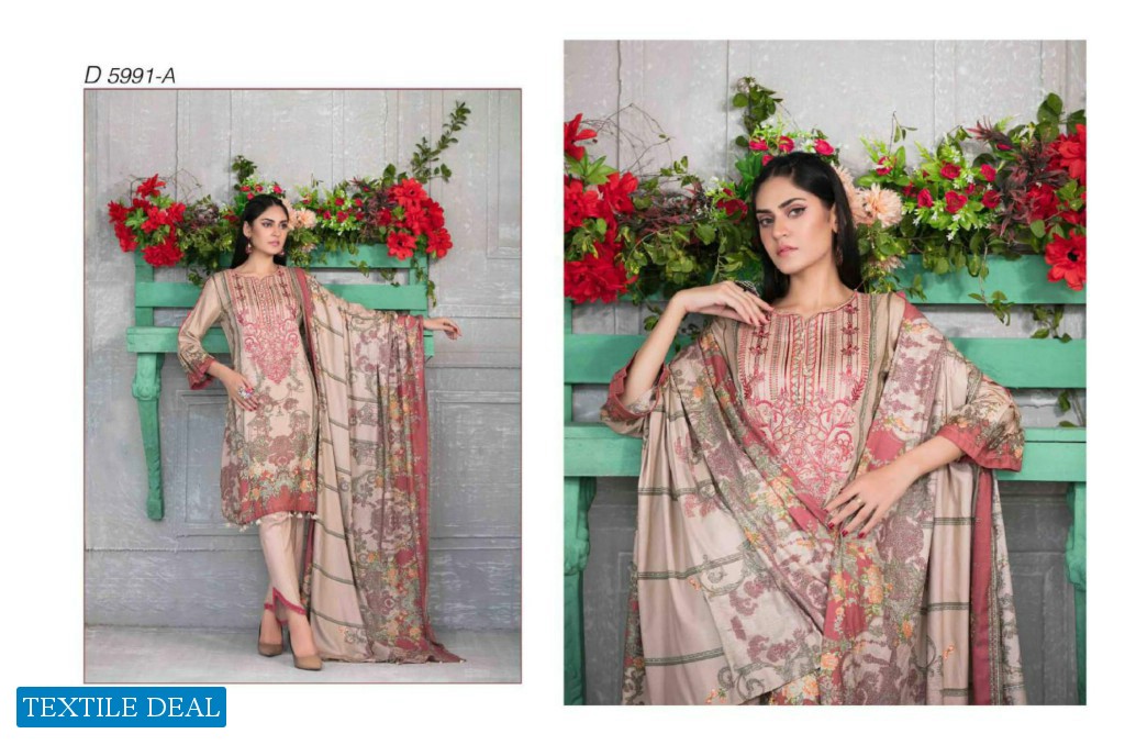 Amna Sohail Moorea Linen embroidered Pakistani Collction