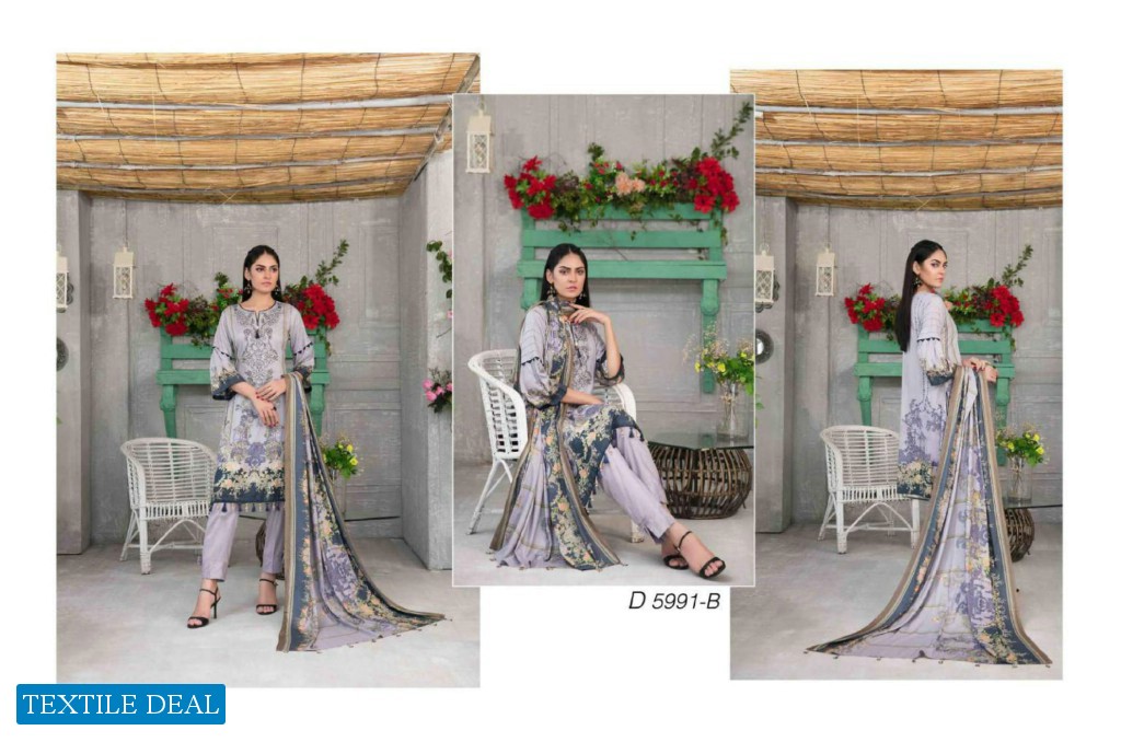 Amna Sohail Moorea Linen embroidered Pakistani Collction