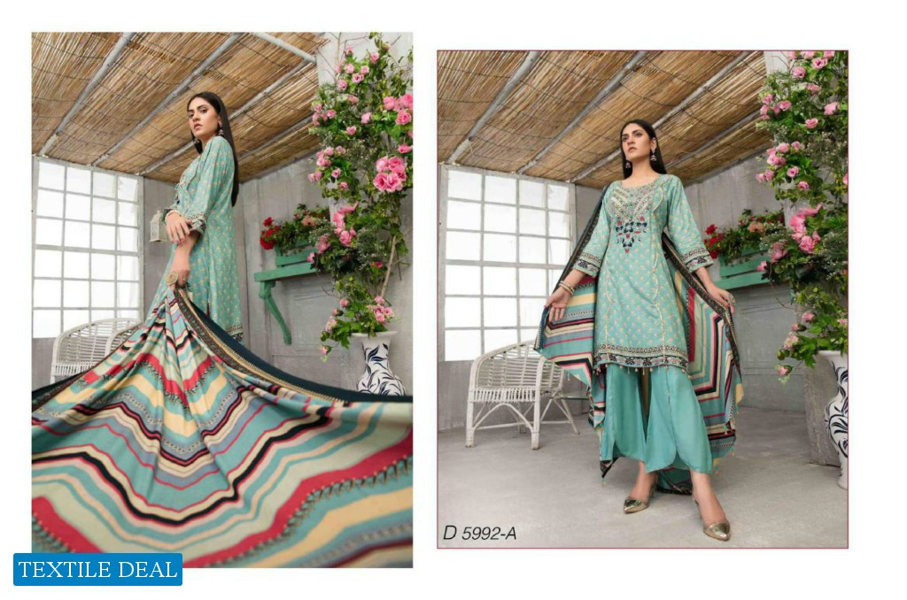 Amna Sohail Moorea Linen embroidered Pakistani Collction