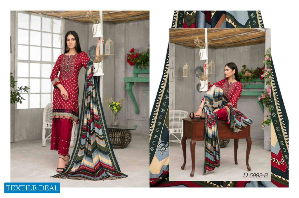 Amna Sohail Moorea Linen embroidered Pakistani Collction