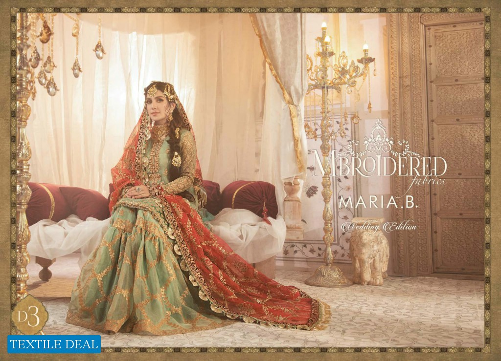 Maria B Mbroidered Wedding Edition Wholesale Original Pakistani Dress