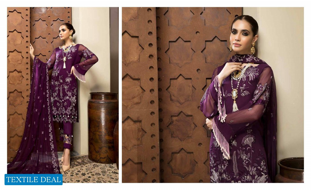 Charizma Chimmer Vol-6 Embroidered Chiffon Collection 2021