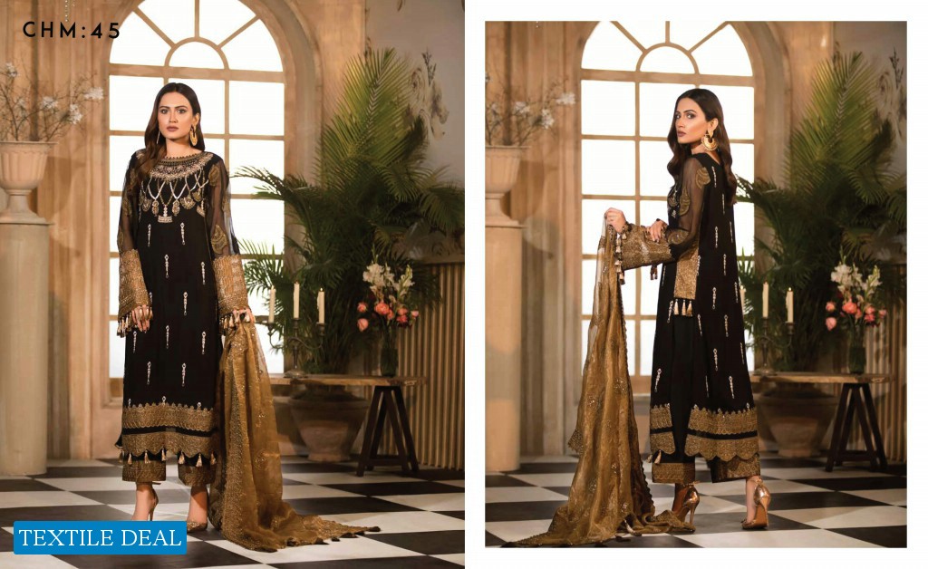 Charizma Chimmer Vol-6 Embroidered Chiffon Collection 2021