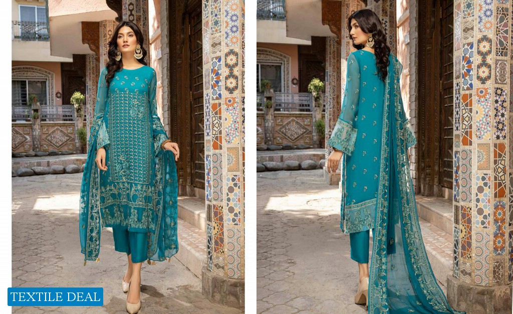 Charizma Chimmer Vol-6 Embroidered Chiffon Collection 2021