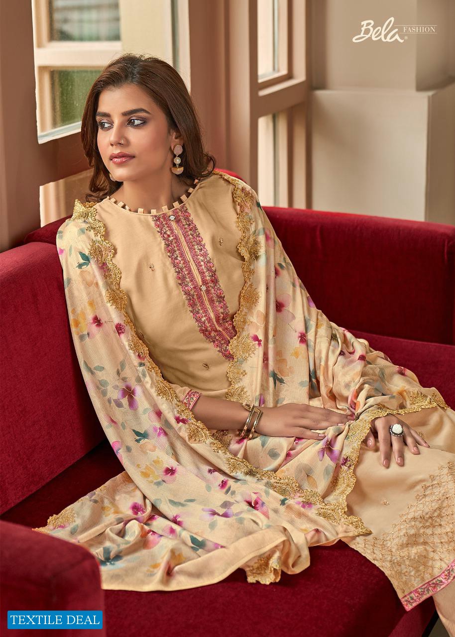 ESHIKA BY BELA COTTON SILK ETHNIC RANGE OF SALWAR KAMEEZ