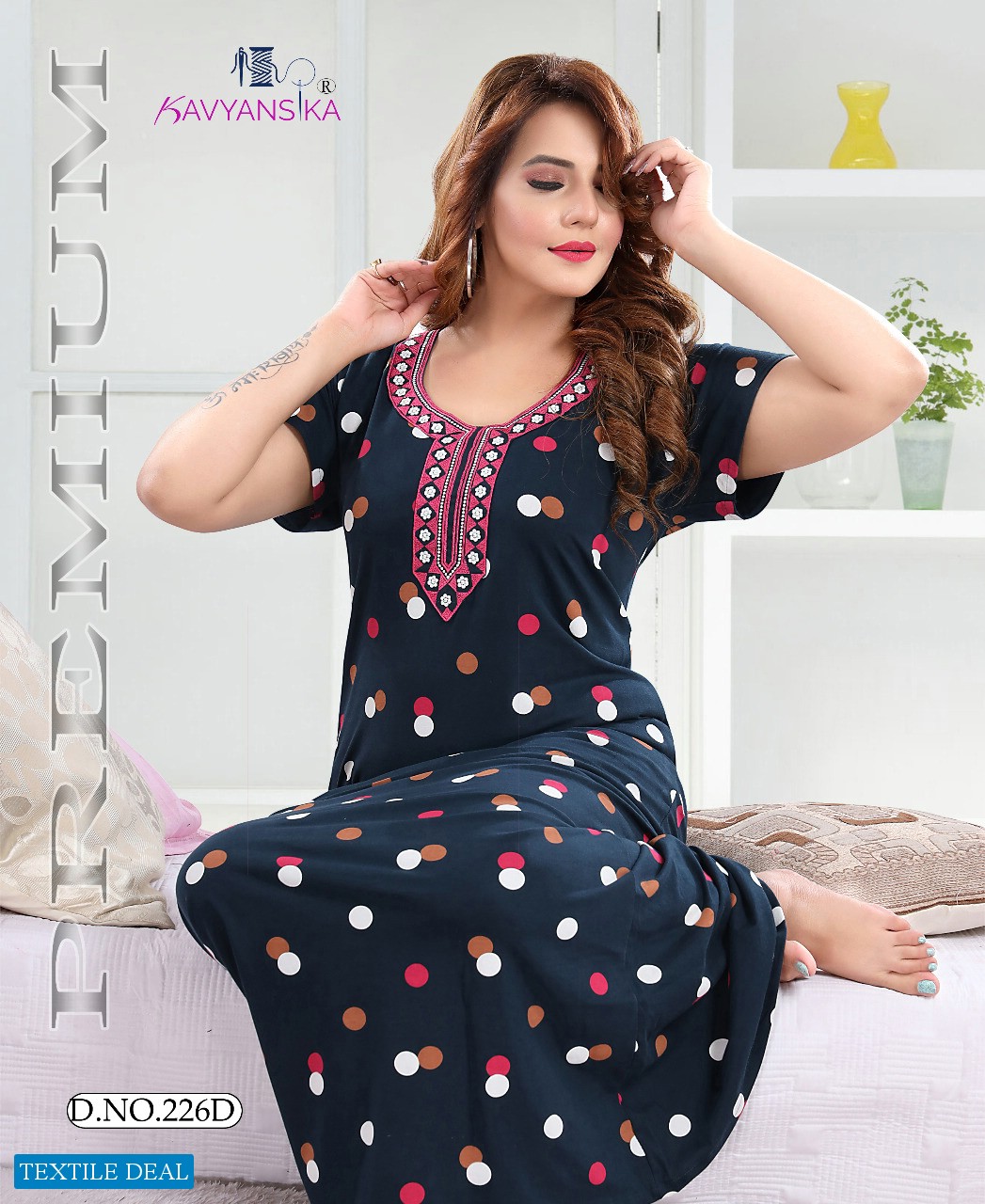 Kavyansika Printed Vol-226 Wholesale Night Wear