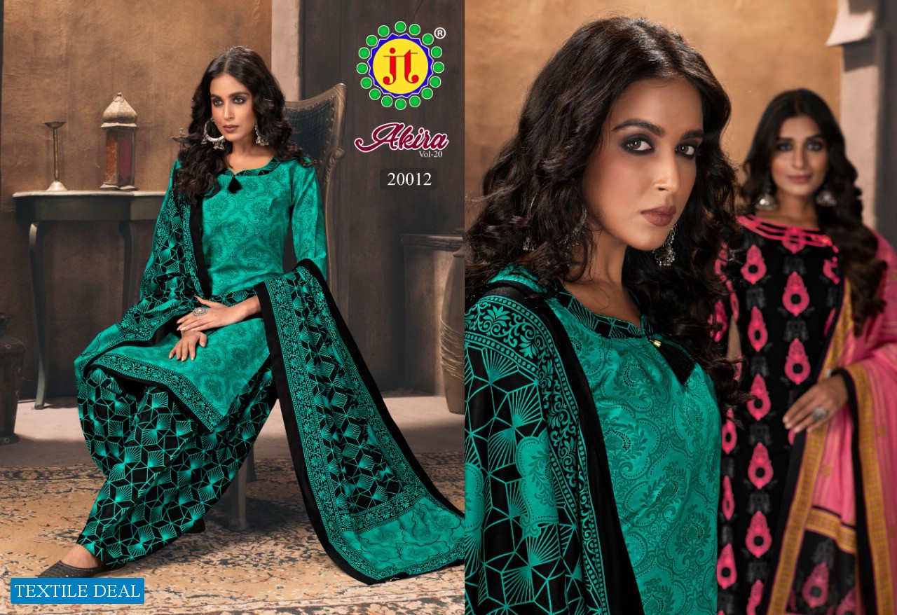 JT Akira Vol-20 Wholesale Pure Cotton Dress Material