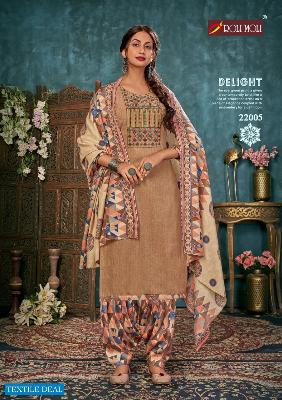 Roli Moli Vaidehi Wholesale Pashmina Embroidery Winter Salwar Kameez