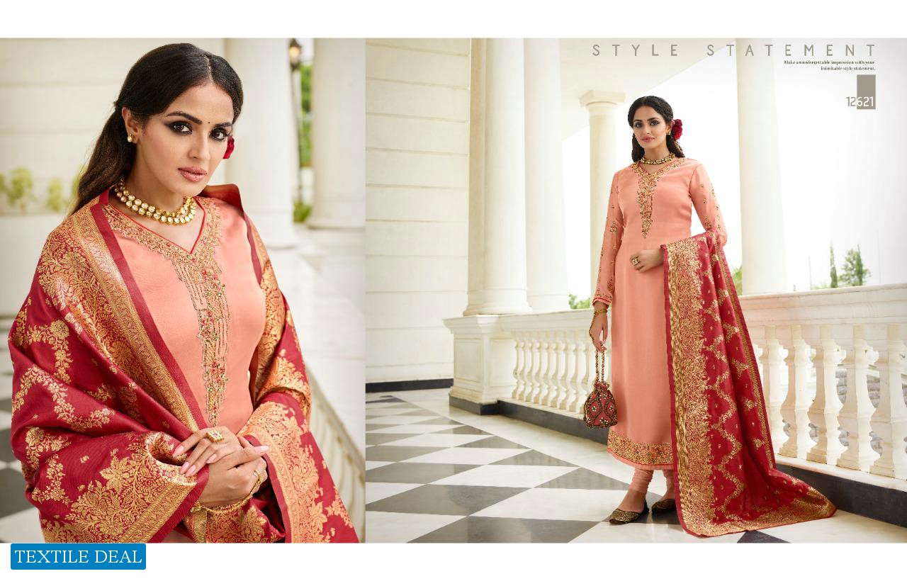 ZISA BANARASI VOL 11 BY MEERA SATIN GEORGETTE EXCLUSIVE FANCY SUITS