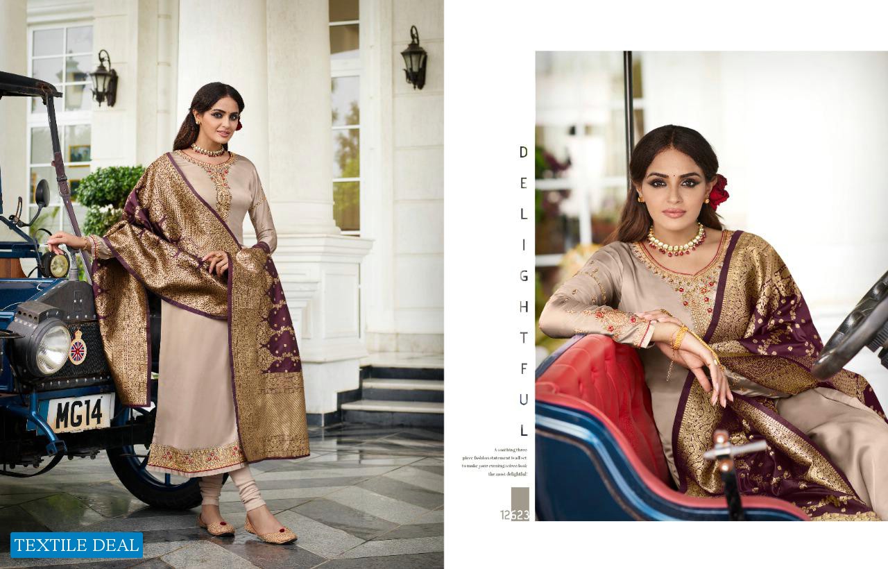 ZISA BANARASI VOL 11 BY MEERA SATIN GEORGETTE EXCLUSIVE FANCY SUITS