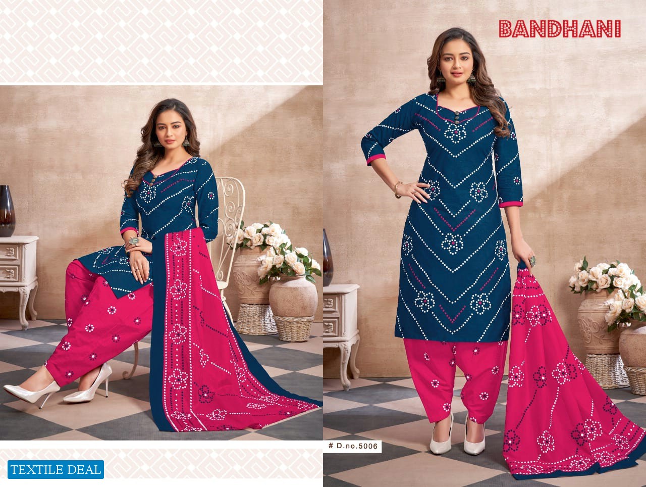 Ganesha Bandhani Vol-5 Wholesale Bandhani Patiyala Dress