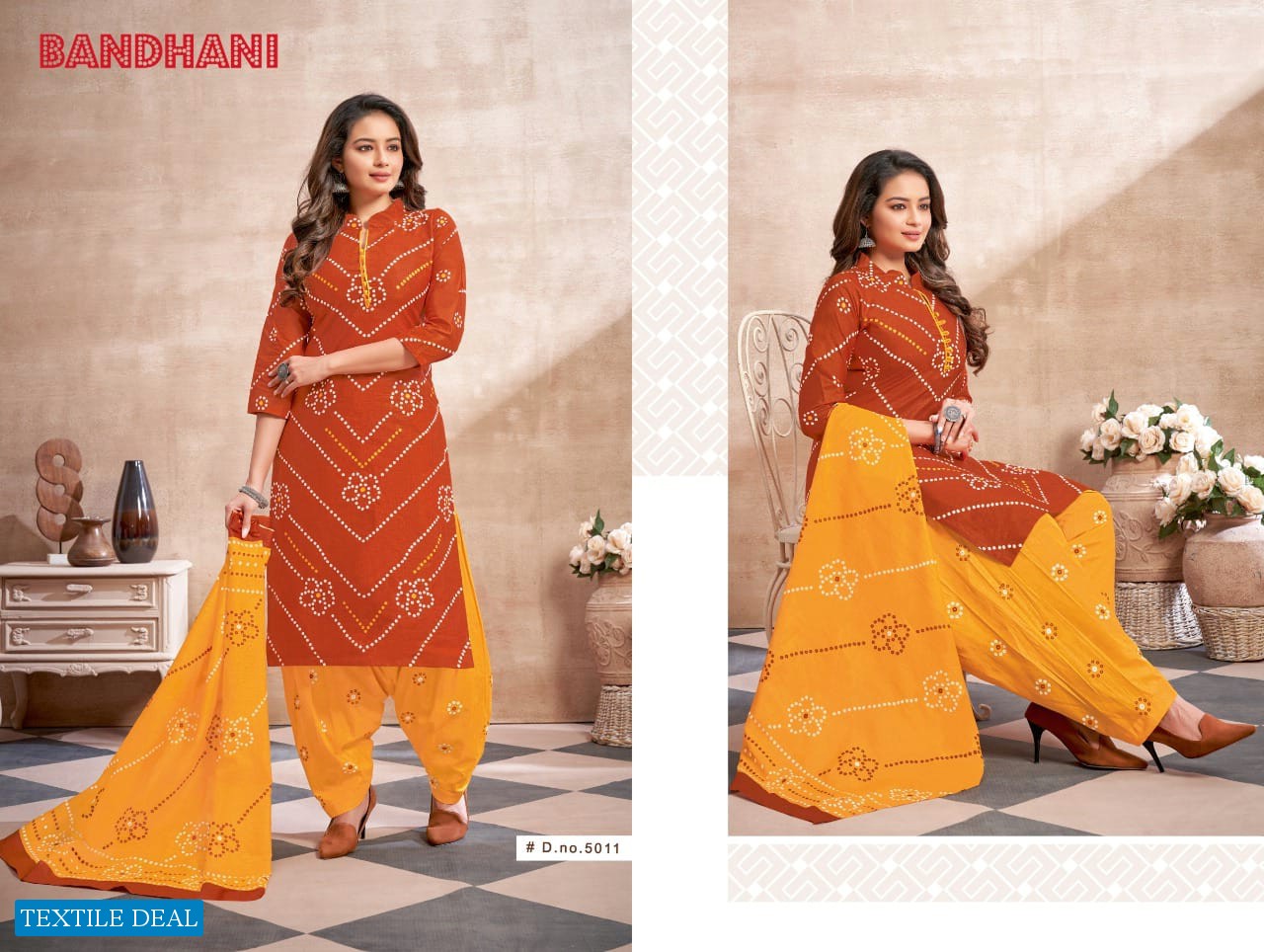 Ganesha Bandhani Vol-5 Wholesale Bandhani Patiyala Dress