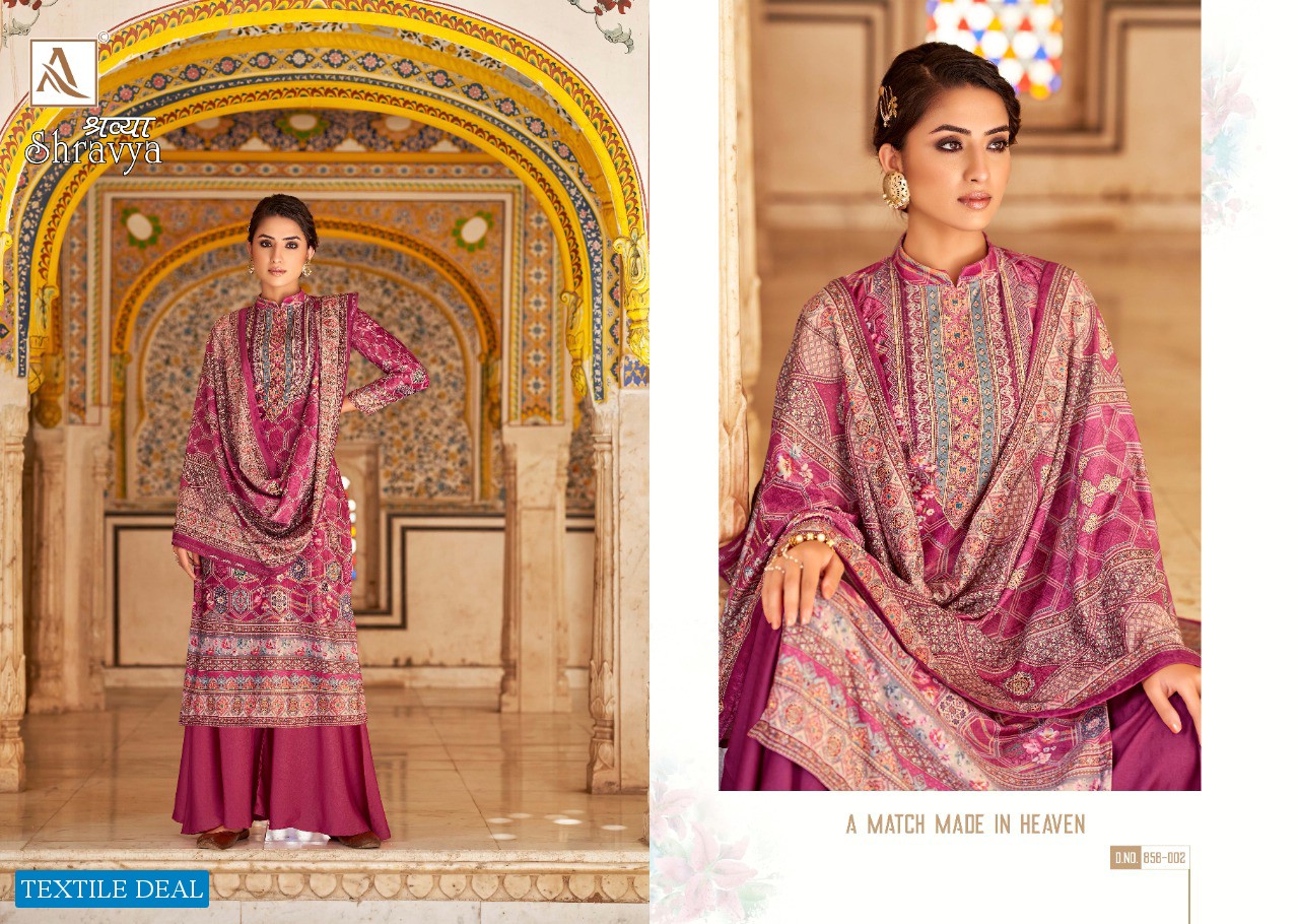 Alok Shravya Wholesale Winter Embroidered salwar Kameez