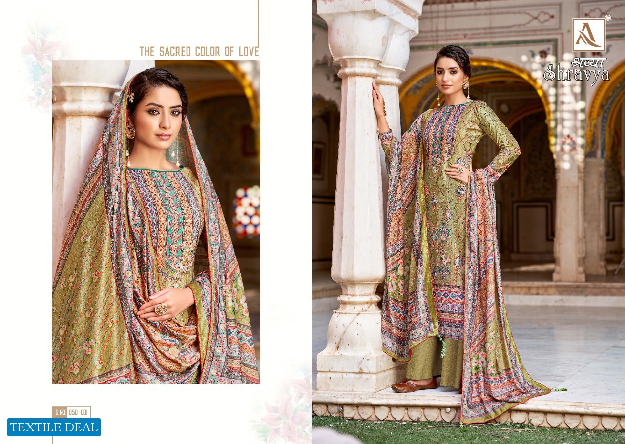 Alok Shravya Wholesale Winter Embroidered salwar Kameez