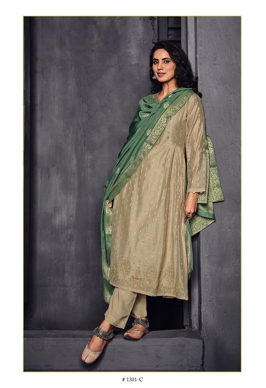 Varsha Nilaya Wholesale Banarasi Woven Work Salwar Kameez