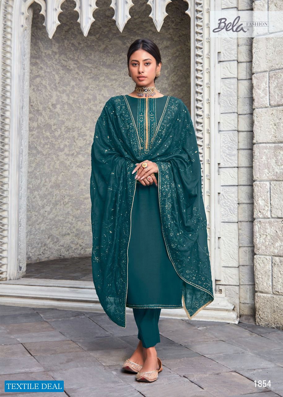 NAZARIYA VOL 4 BY BELA MUSLIN DESIGNER FANCY SALWAR KAMEEZ
