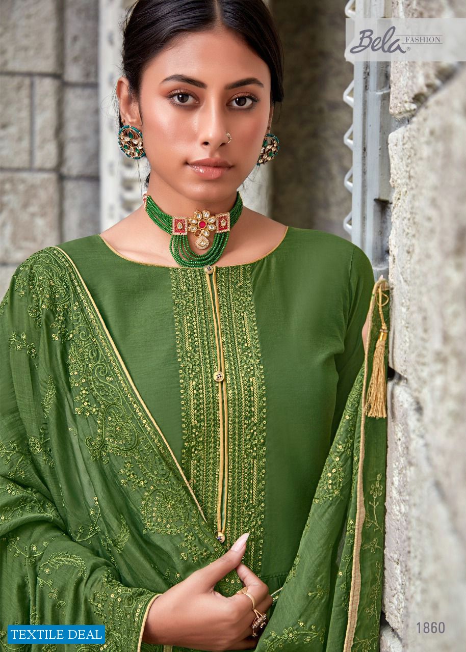 NAZARIYA VOL 4 BY BELA MUSLIN DESIGNER FANCY SALWAR KAMEEZ