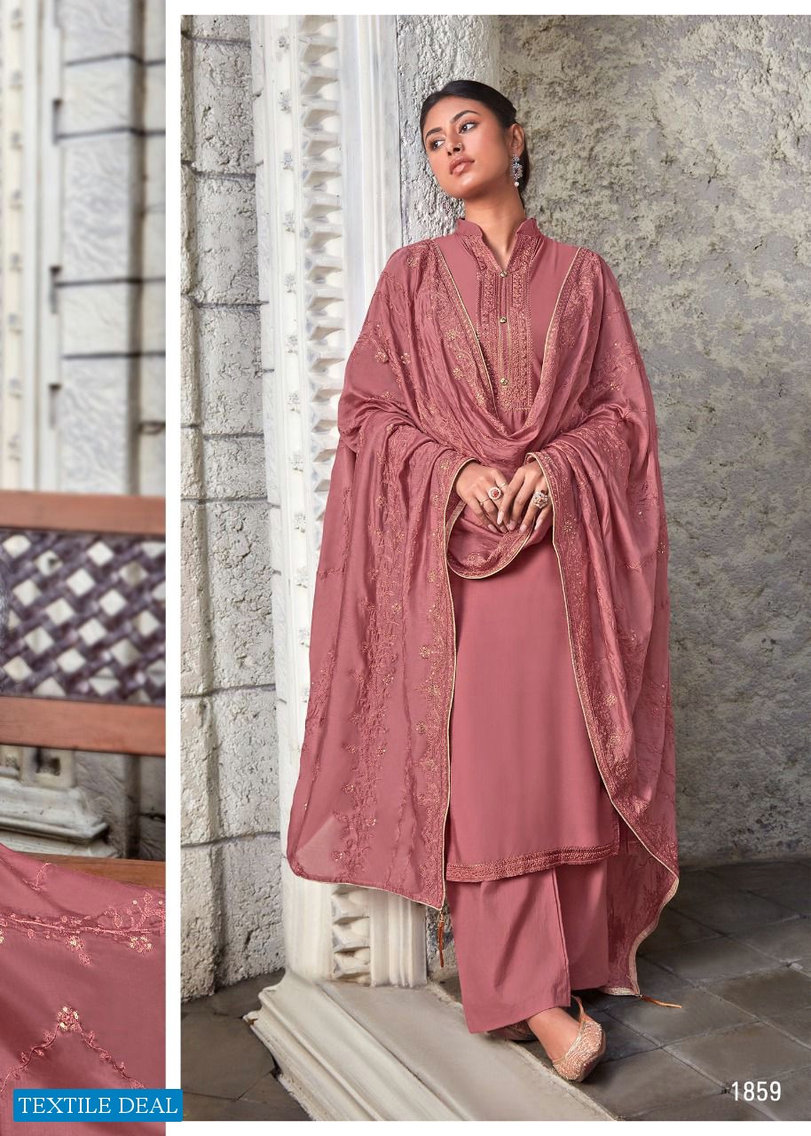 NAZARIYA VOL 4 BY BELA MUSLIN DESIGNER FANCY SALWAR KAMEEZ