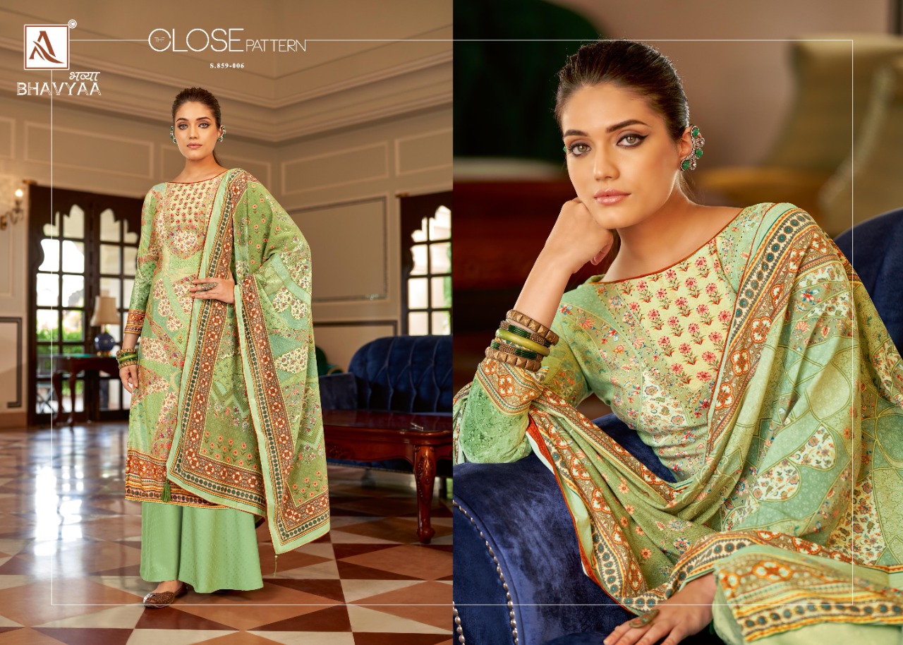 Alok Bhavyaa Wholesale Viscose Velvet Embroidered Salwar Kameez