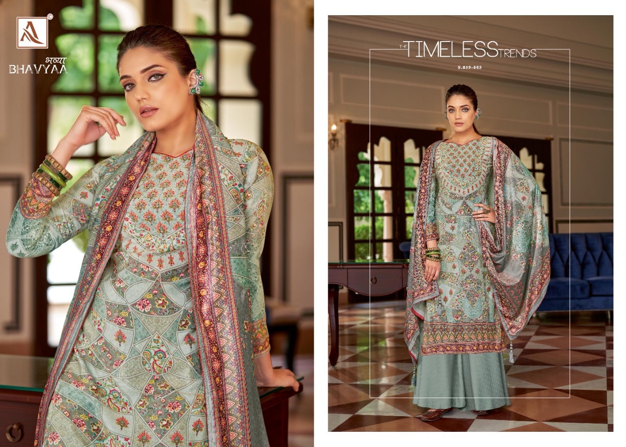 Alok Bhavyaa Wholesale Viscose Velvet Embroidered Salwar Kameez