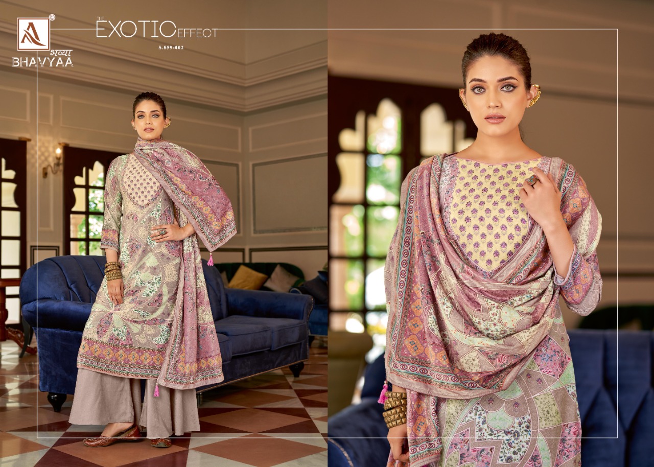 Alok Bhavyaa Wholesale Viscose Velvet Embroidered Salwar Kameez