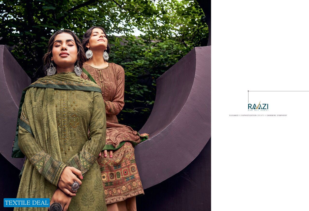 Rama Raazi Winter Tide Wholesale Heavy Pashmina Winter Salwar Kameez